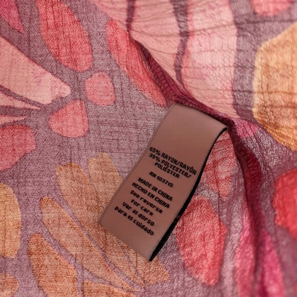 Zac & Rachel Pink and Orange Blouse - Picture 8 of 9